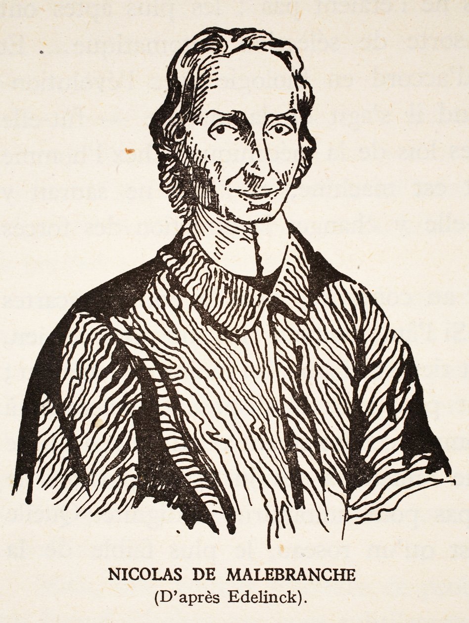 Nicholas de Malebranche tekijältä Nicolas Etienne Edelinck