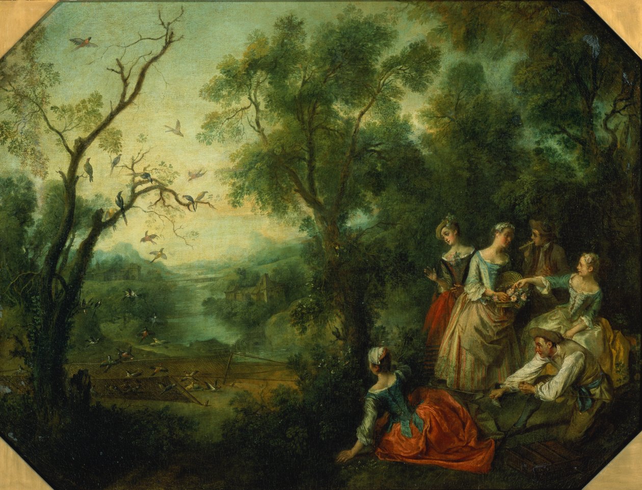Kevät, 1738 tekijältä Nicolas Lancret