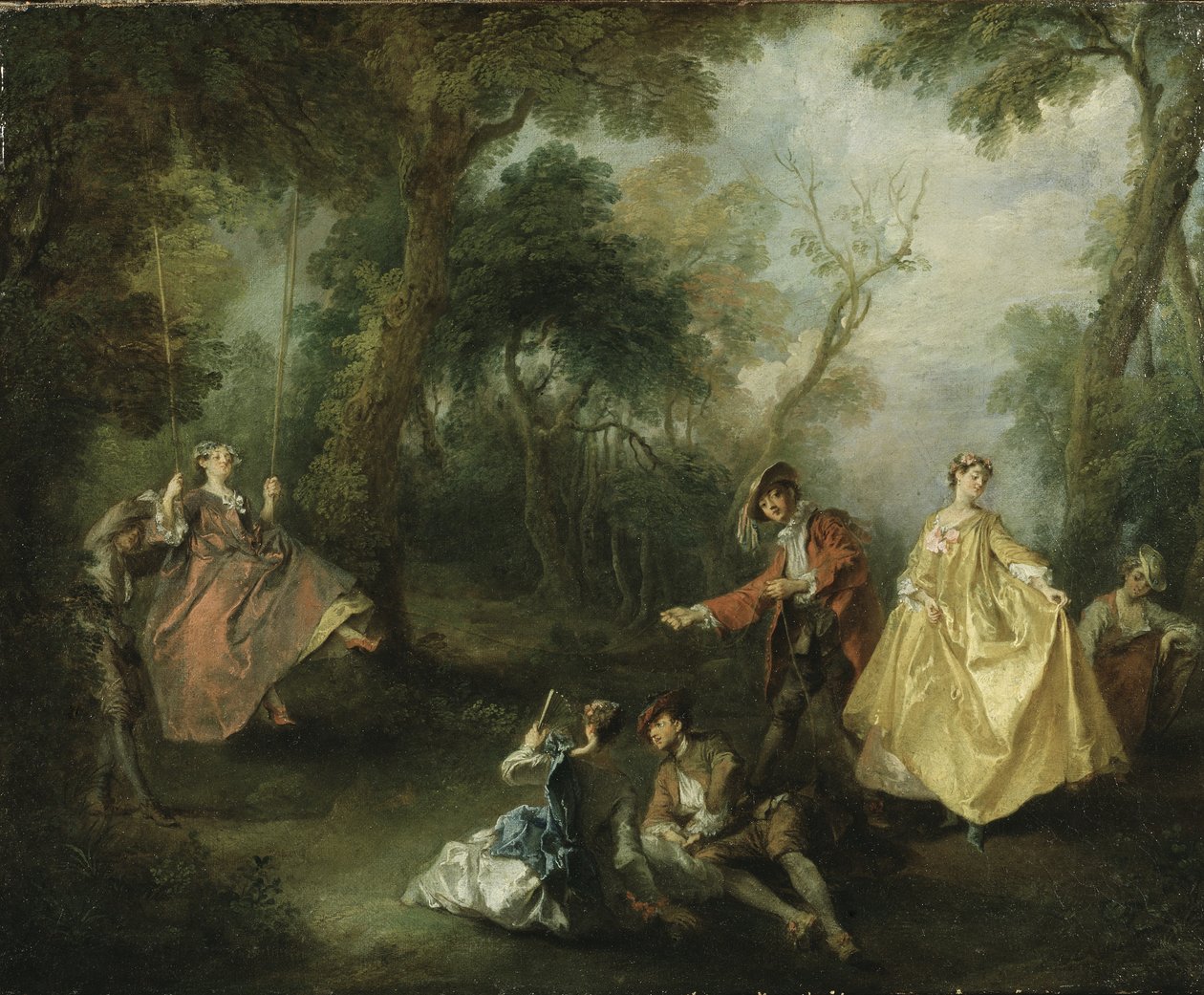 Swing, 1729 tekijältä Nicolas Lancret