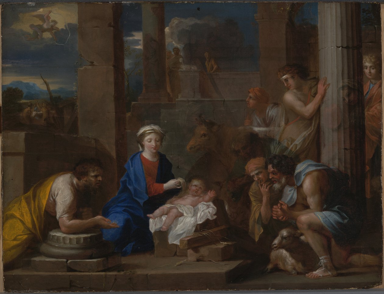 Paimenten palvonta, n. 1660-1670 tekijältä Nicolas Pierre Loir