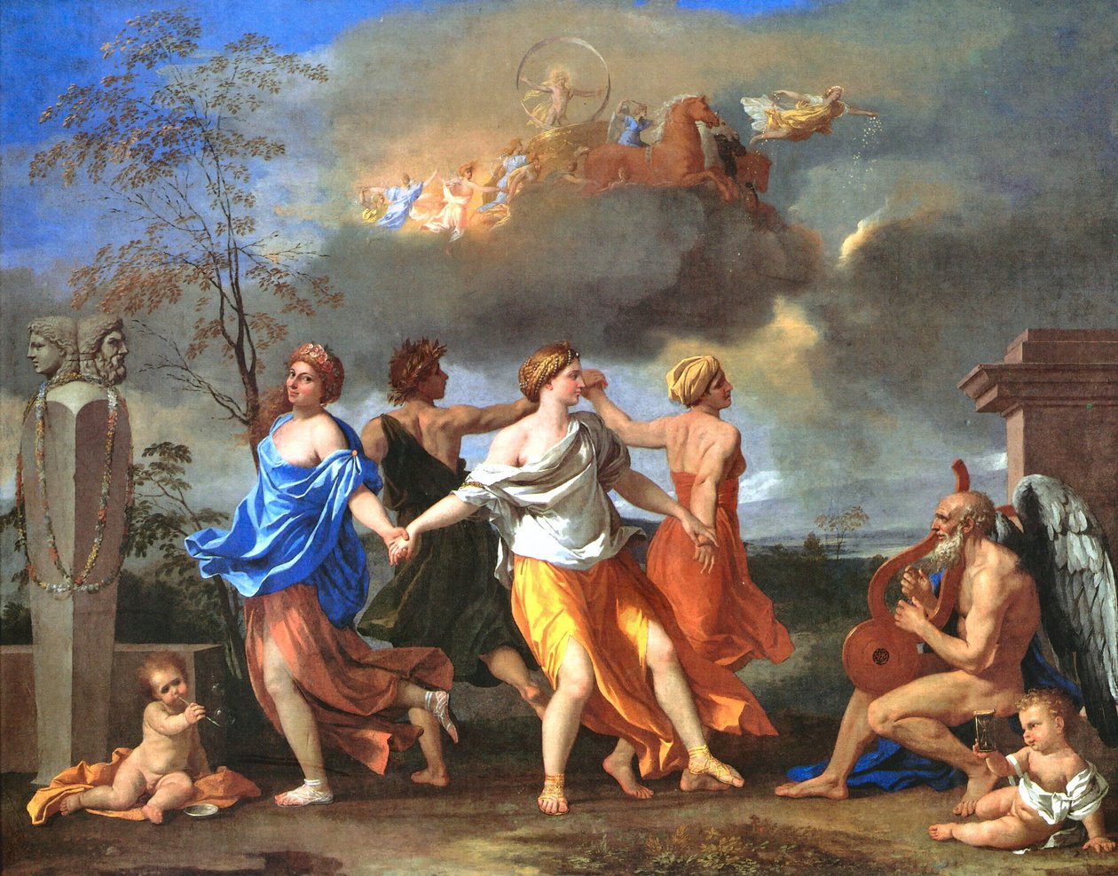 Tanssi ajan musiikkiin tekijältä Nicolas Poussin