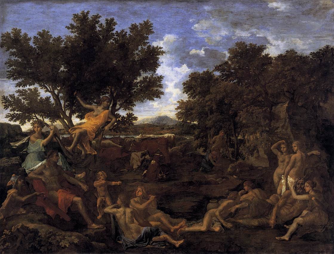 Apollo ja Daphne tekijältä Nicolas Poussin