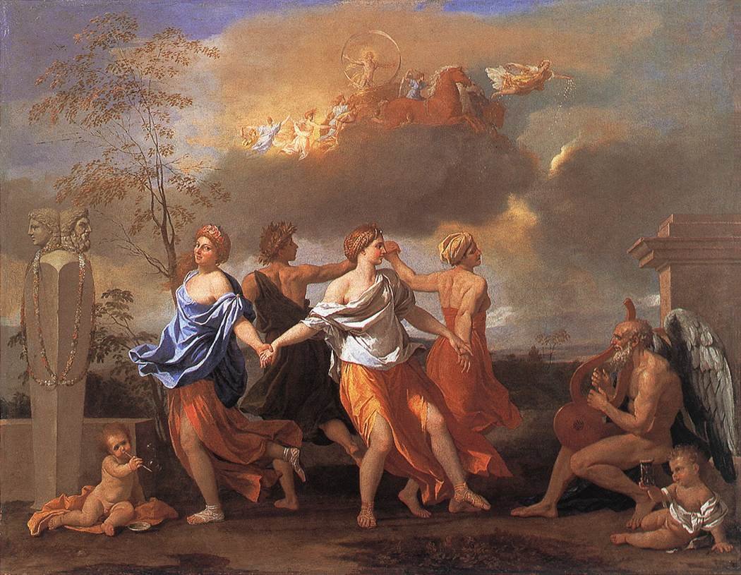 Tanssi ajan musiikin mukaan tekijältä Nicolas Poussin