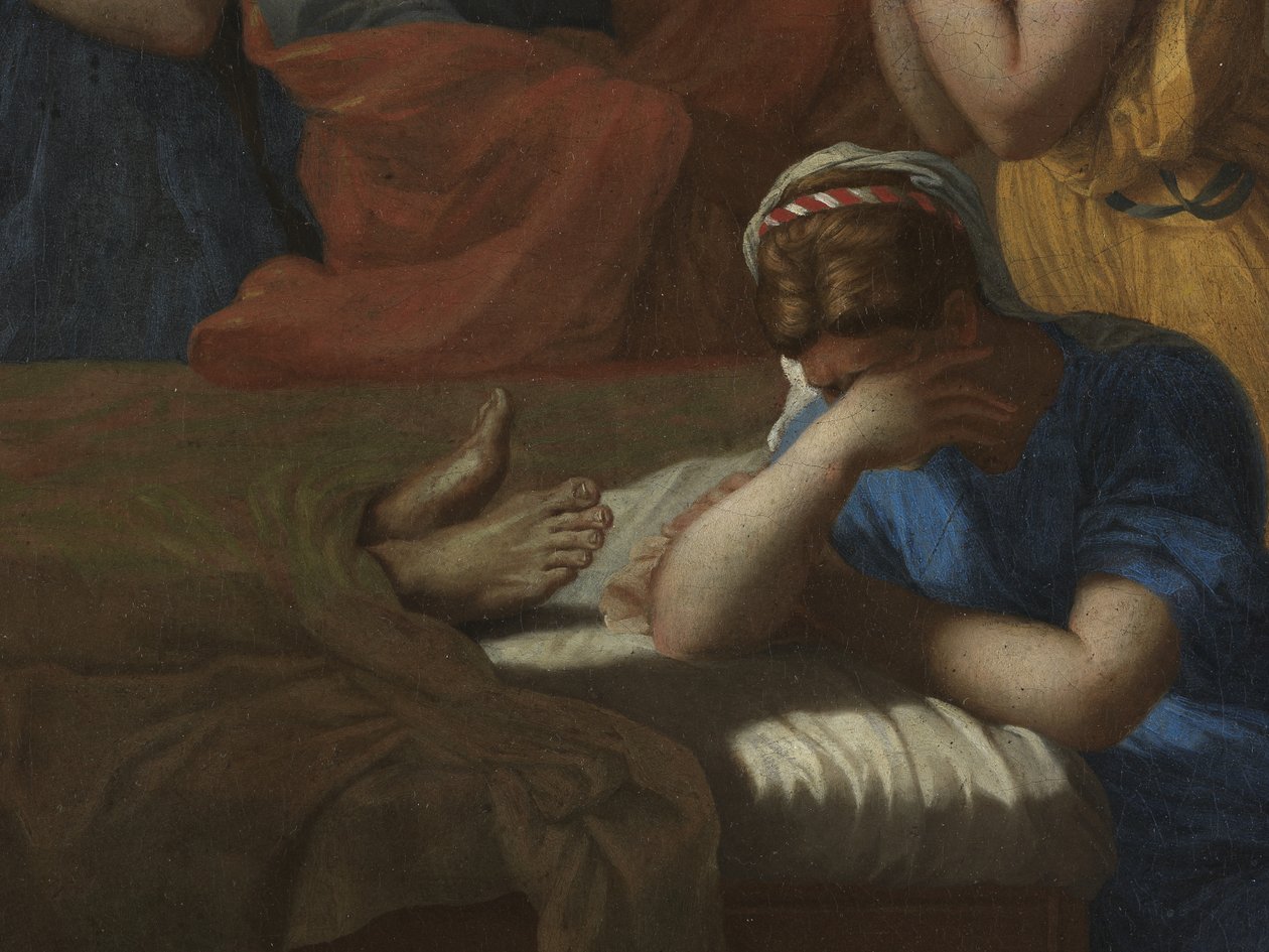 Extreme Unction, seitsemästä sakramentista, 1638-40 tekijältä Nicolas Poussin