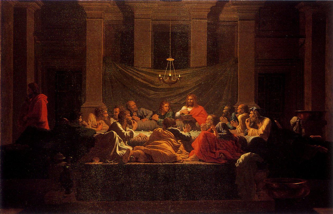 Pyhä eukaristia II tekijältä Nicolas Poussin