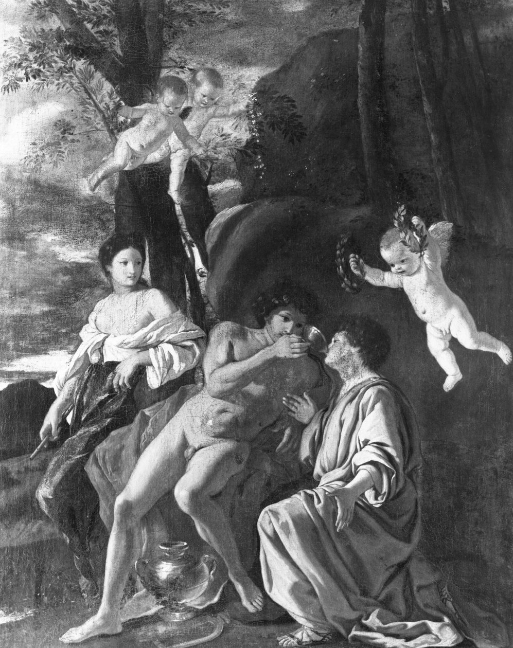 Inspiraatio Anacreoniin tekijältä Nicolas Poussin