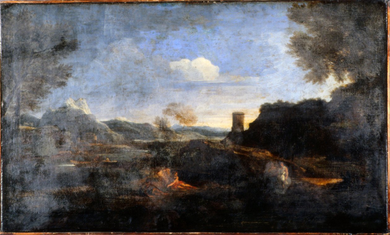 Maisema tekijältä Nicolas Poussin