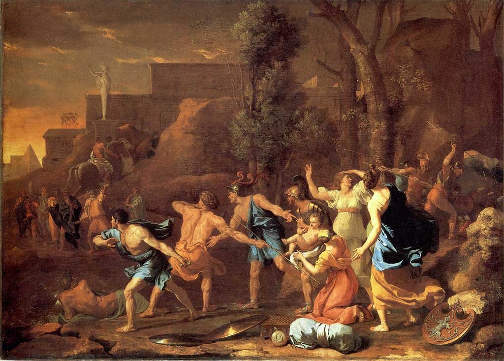 Le Jeune Pyrrhus -sauvé tekijältä Nicolas Poussin
