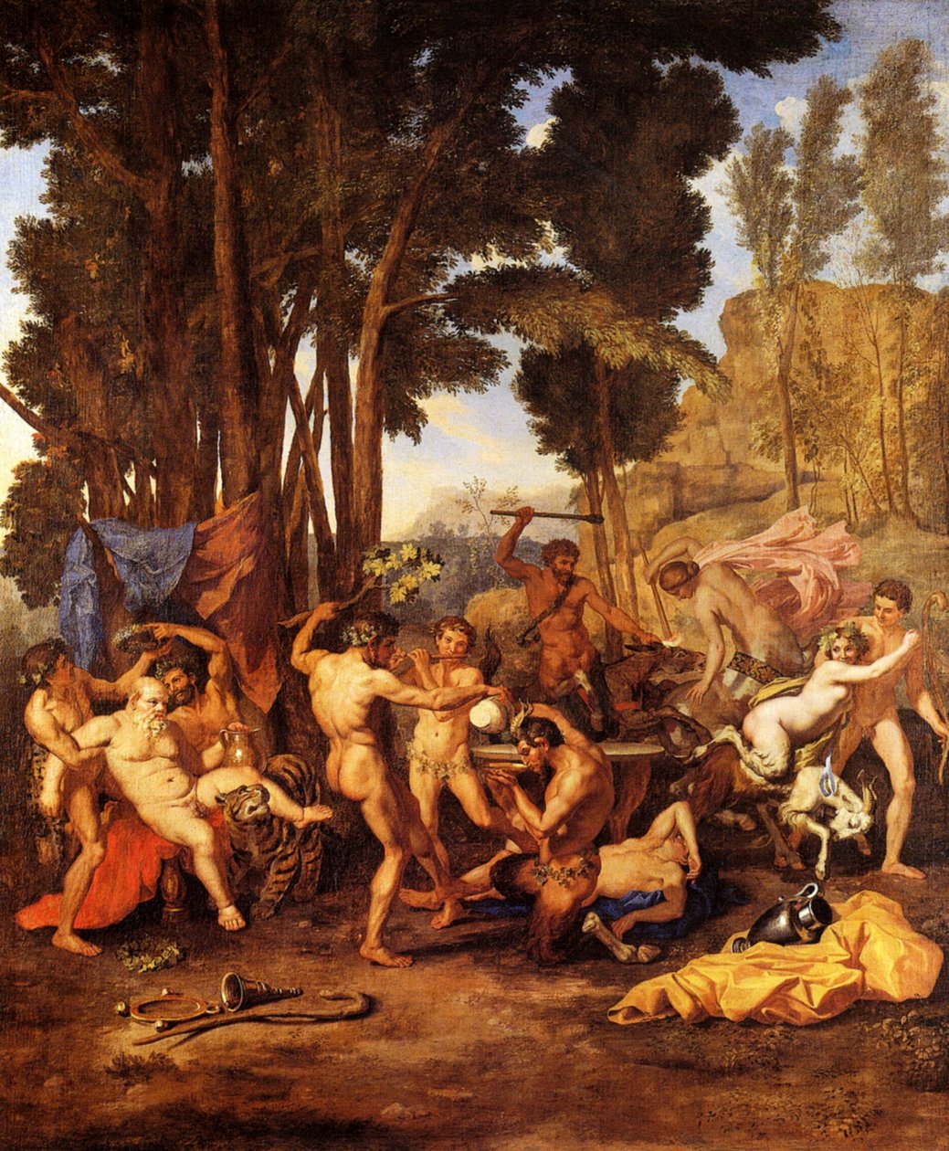 Le Triomphe de Silène tekijältä Nicolas Poussin