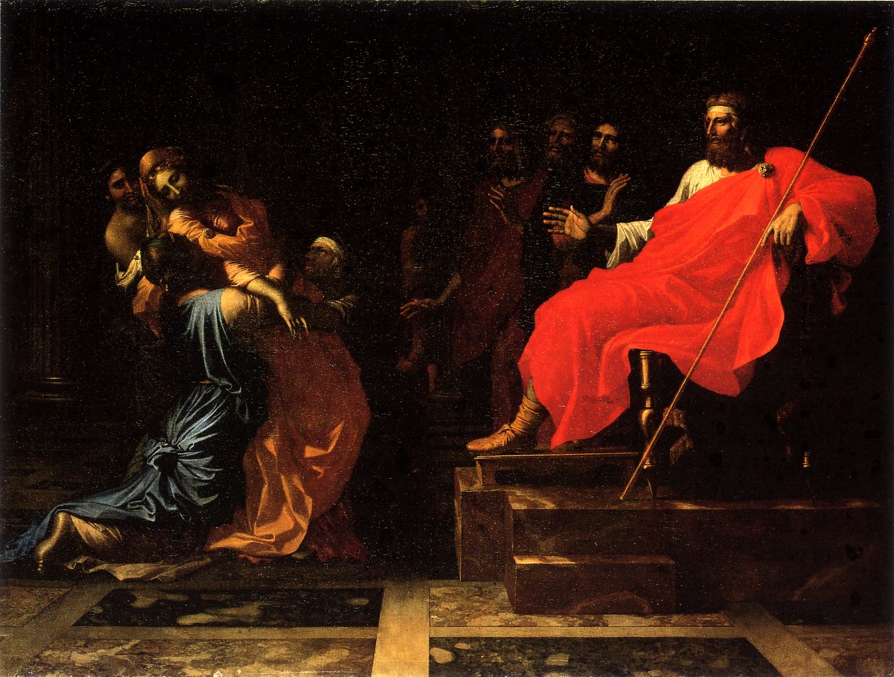 Esther, Assuérus tekijältä Nicolas Poussin