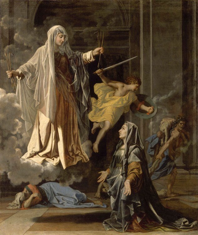 Romaine Louvre tekijältä Nicolas Poussin