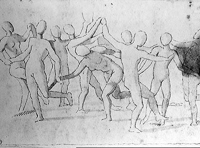 Bacchanalian opiskelu tekijältä Nicolas Poussin