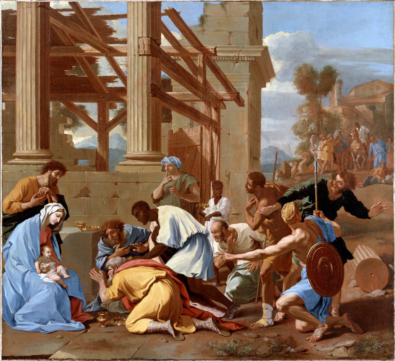 Taikojen palvonta tekijältä Nicolas Poussin