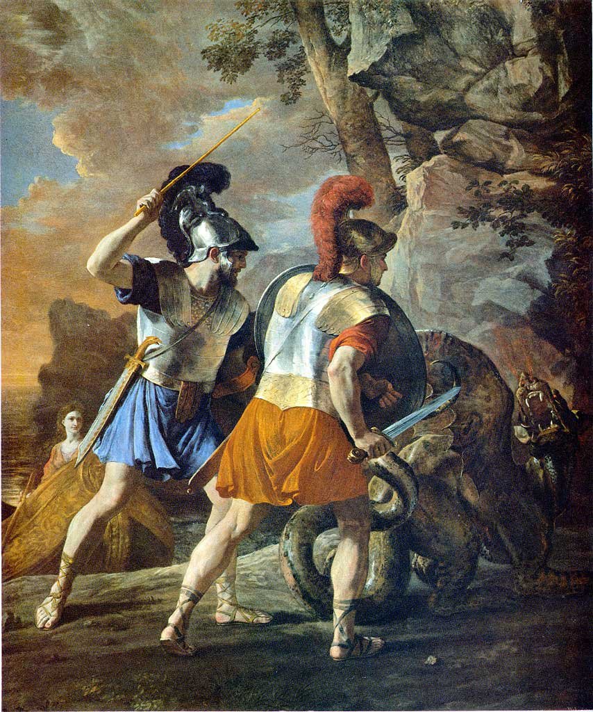 Rinaldon seuralaiset tekijältä Nicolas Poussin