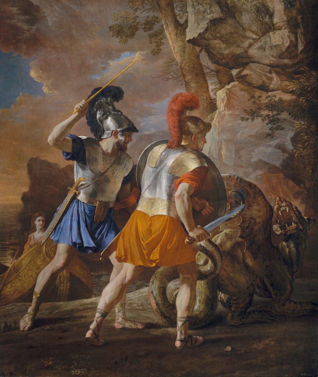 Rinaldon seuralaiset tekijältä Nicolas Poussin