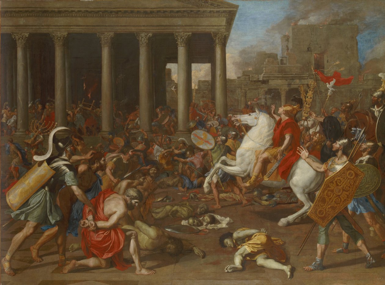 Keisari Titus valloitti Jerusalemin tekijältä Nicolas Poussin