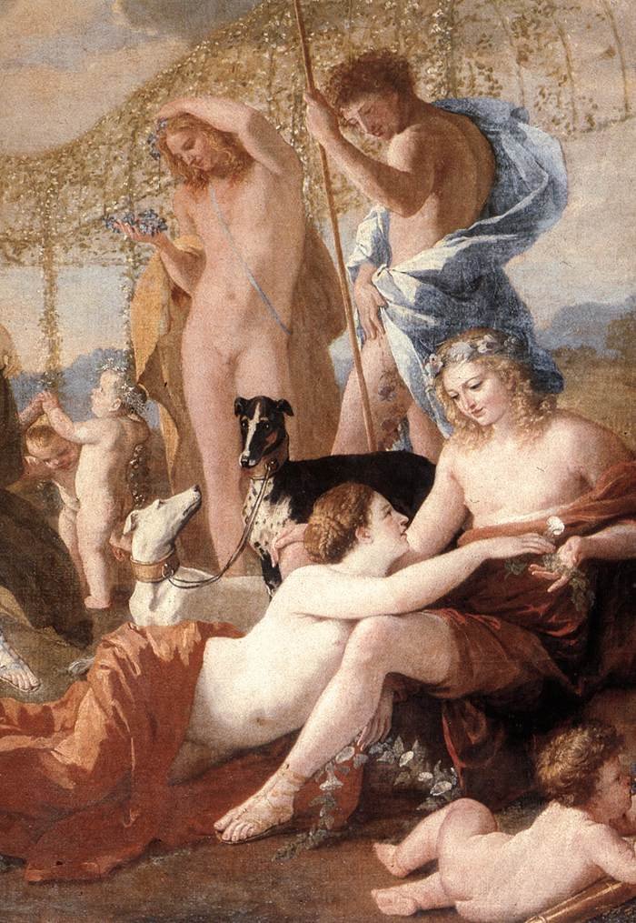 Floran valtakunta (yksityiskohta) tekijältä Nicolas Poussin