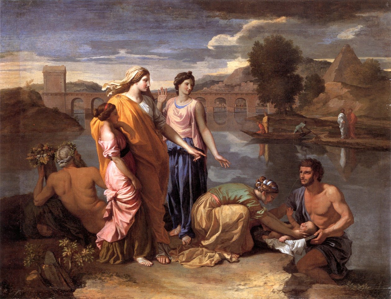 Mooseksen löytö tekijältä Nicolas Poussin