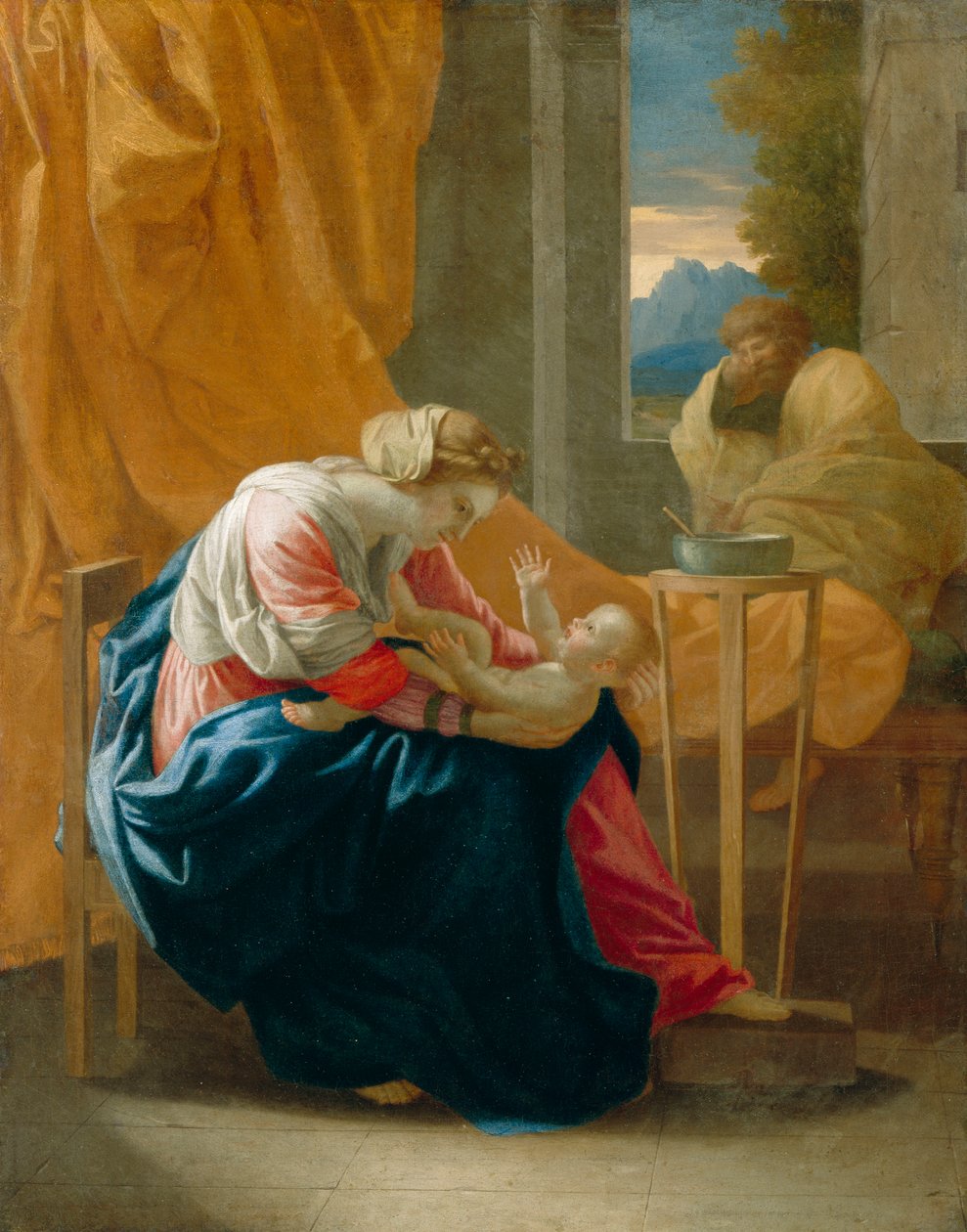 Pyhä perhe, 1641 tekijältä Nicolas Poussin