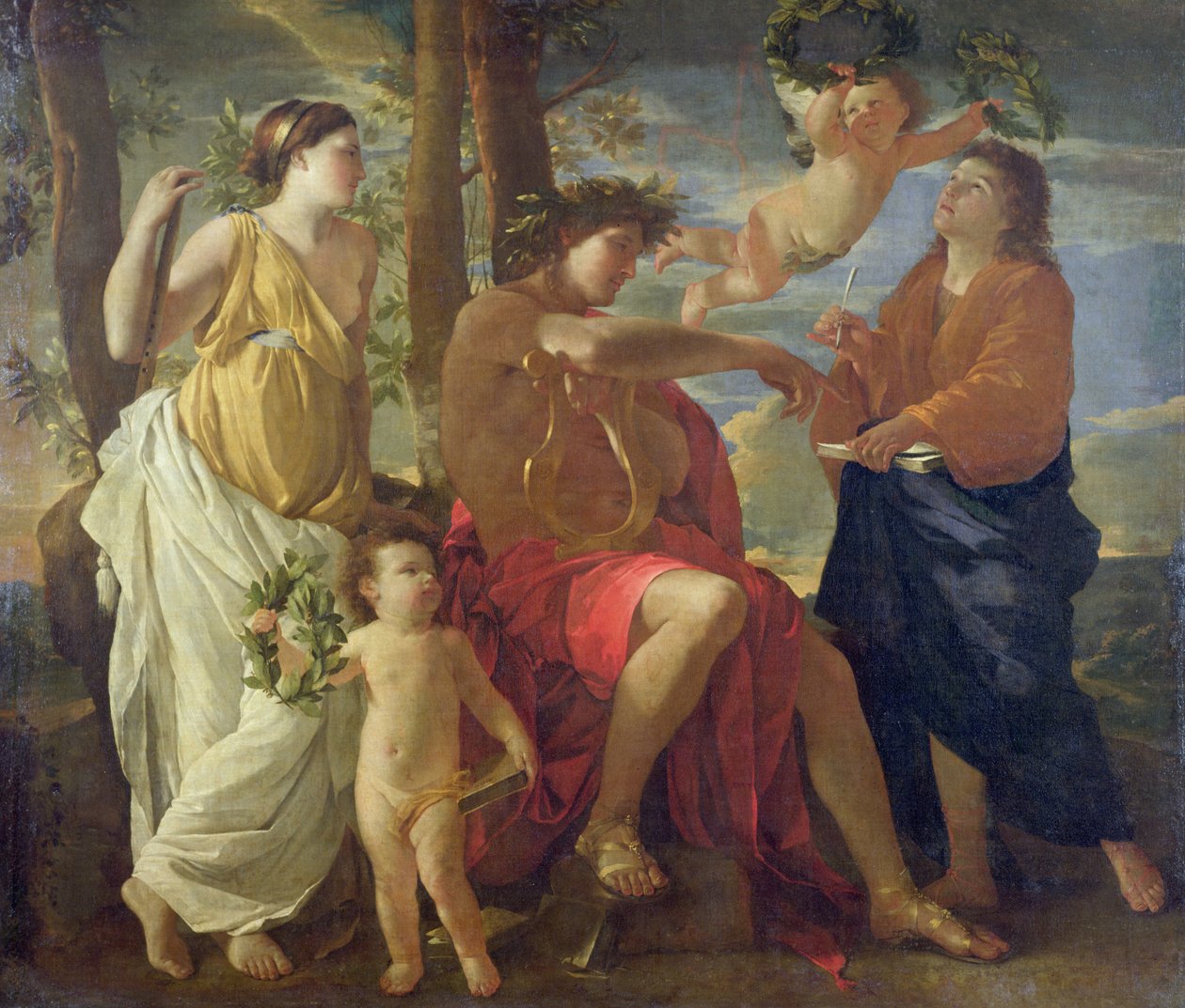Runoilijan inspiraatio tekijältä Nicolas Poussin