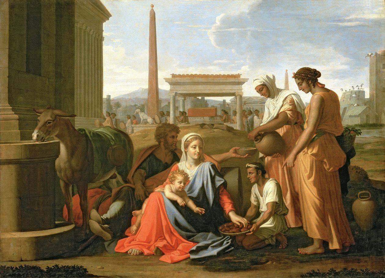 Loppuosa pakomatkasta Egyptiin tekijältä Nicolas Poussin
