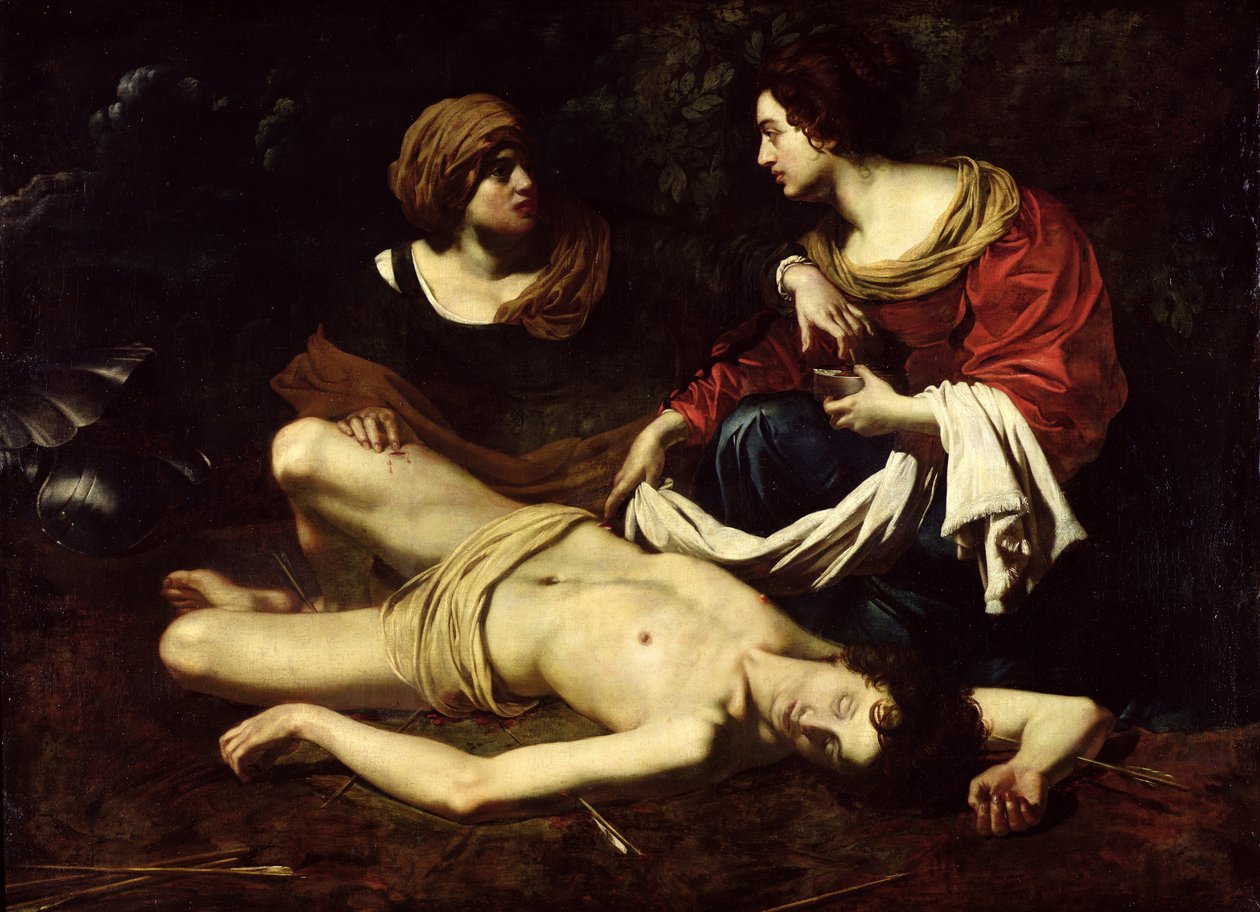 St. Sebastian Hoitaa St. Irene tekijältä Nicolas Regnier