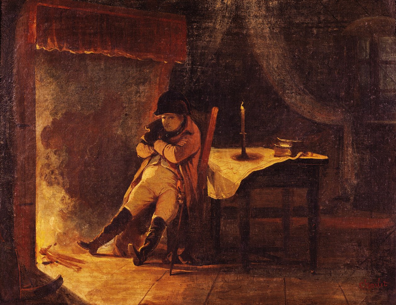 Champaubertin taistelun ilta, 1814 tekijältä Nicolas Toussaint Charlet