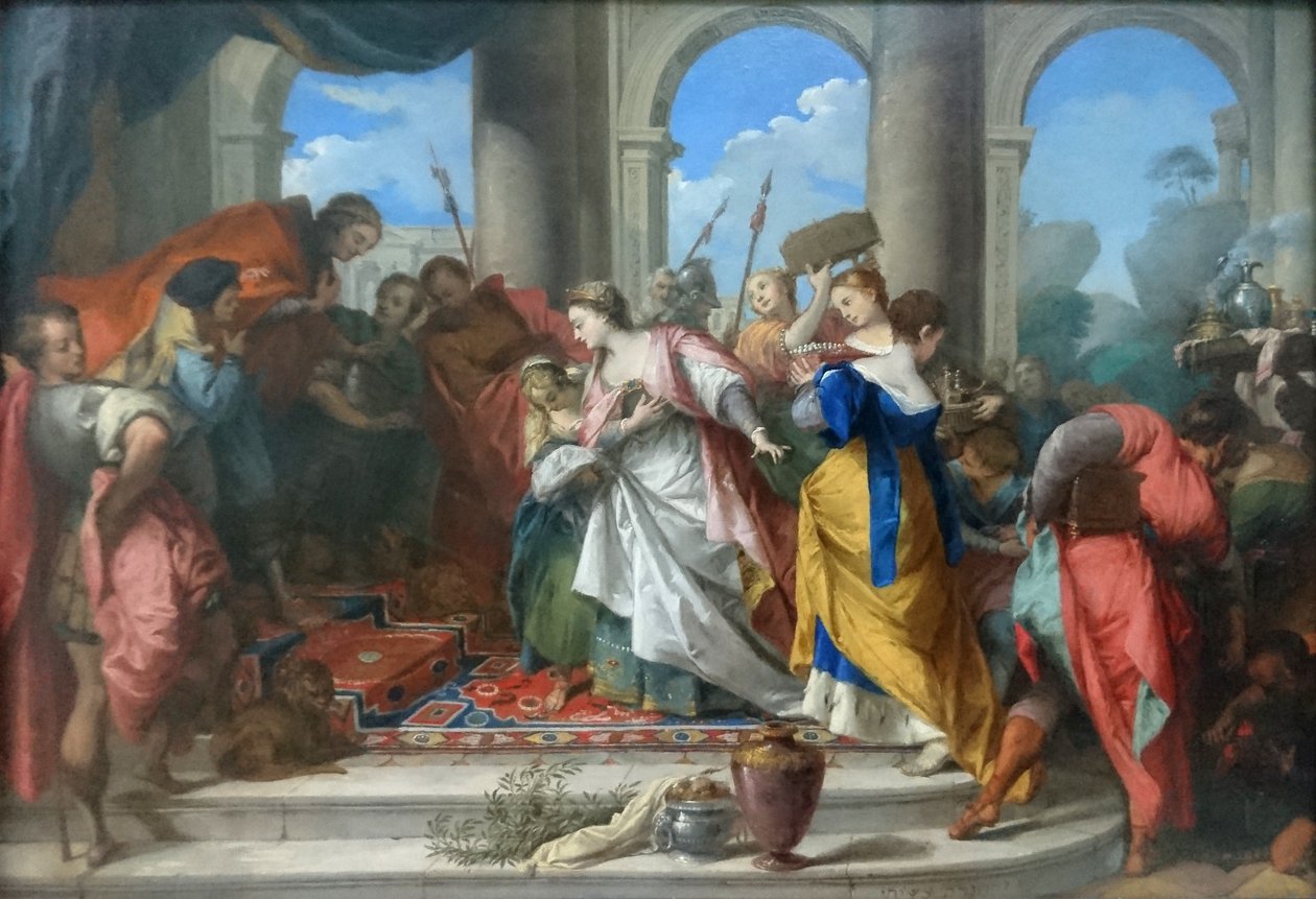 Salomon et la reine de Saba tekijältä Nicolas Vleughels