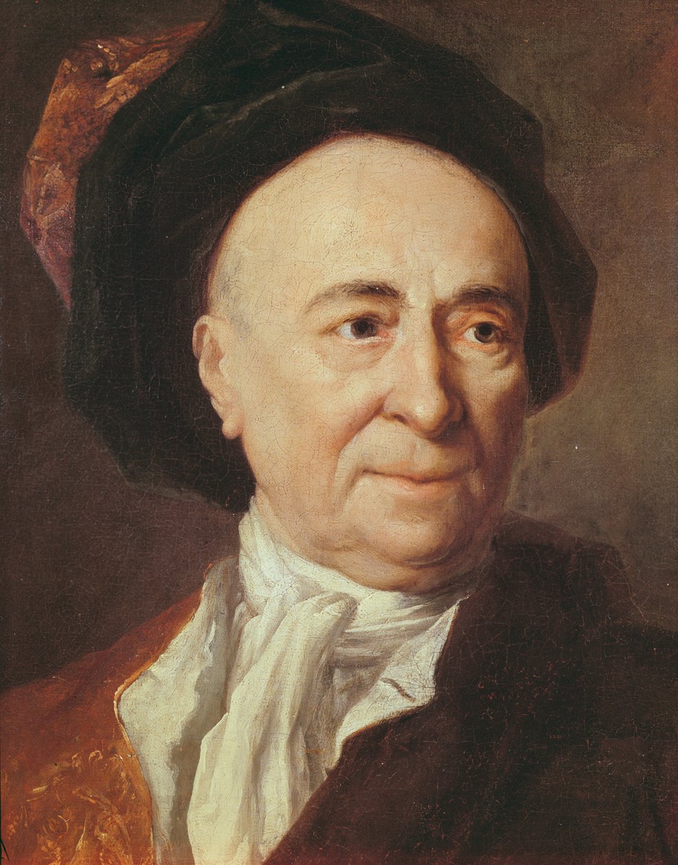 Bernard le Bovier de Fontenelle öljy kankaalle yksityiskohta 307436 tekijältä Nicolas de Largillière