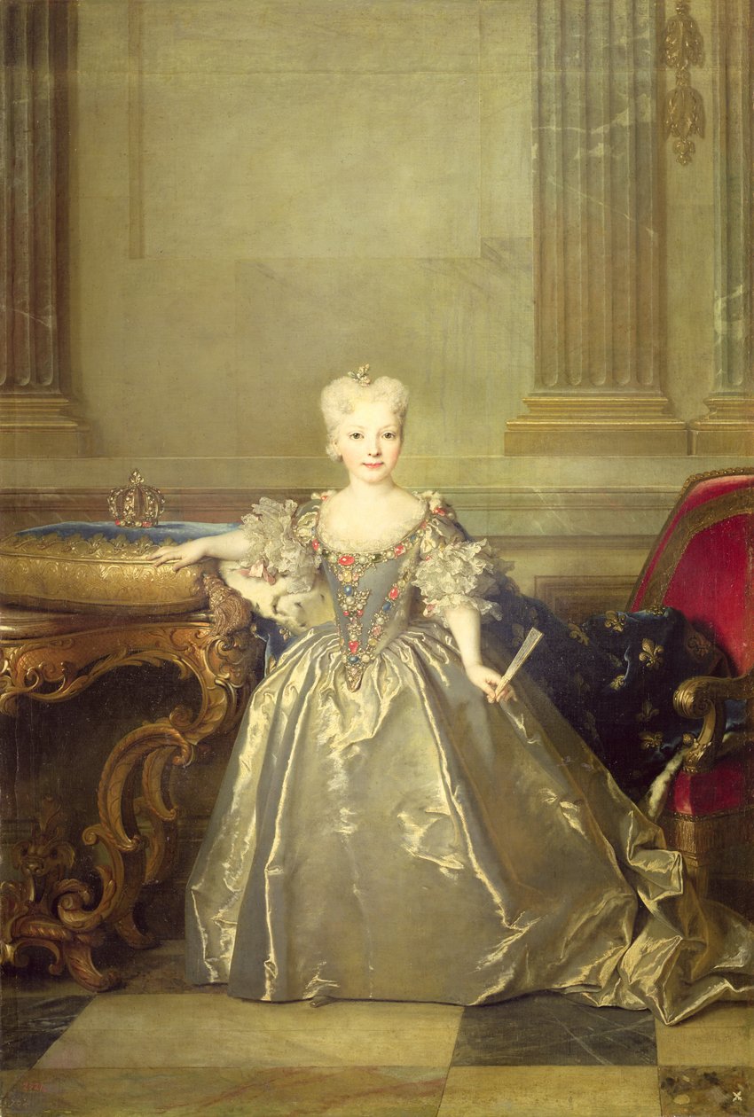 Infanta Maria Ana Victoria de Borbón, 1724 tekijältä Nicolas de Largillière
