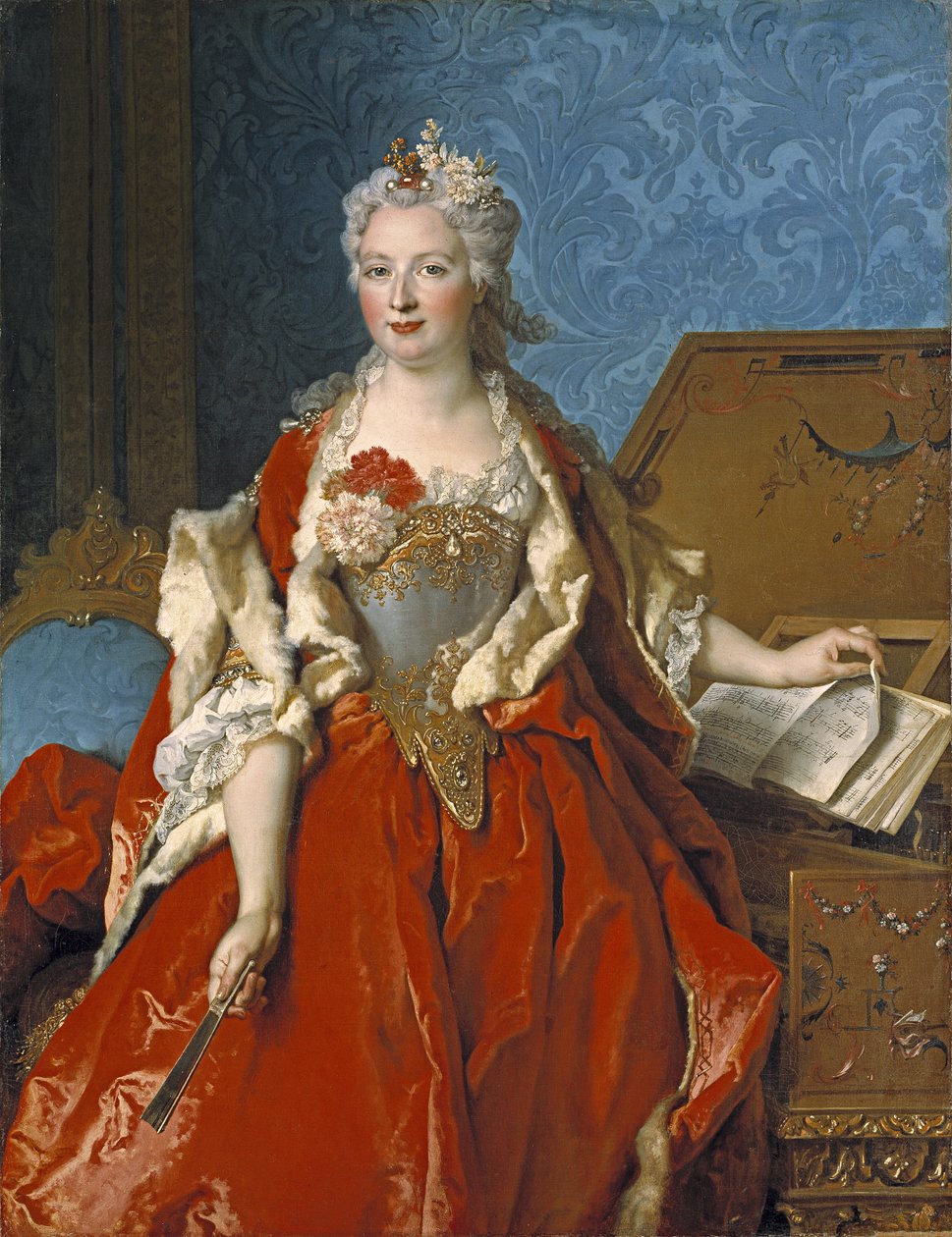 Marguerite de Seve, 1729 (pari 283897) tekijältä Nicolas de Largillière
