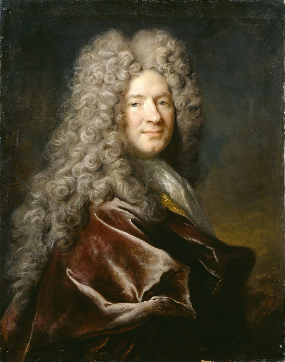 Muotokuva purppuraan pukeutuneesta miehestä tekijältä Nicolas de Largillière