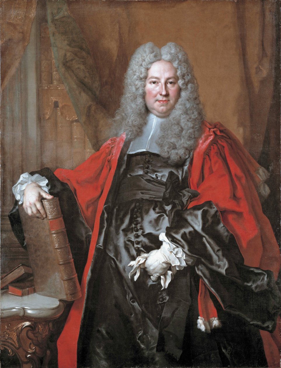Muotokuva Barthélemy-Jean-Claude Pupilista Português tekijältä Nicolas de Largillière