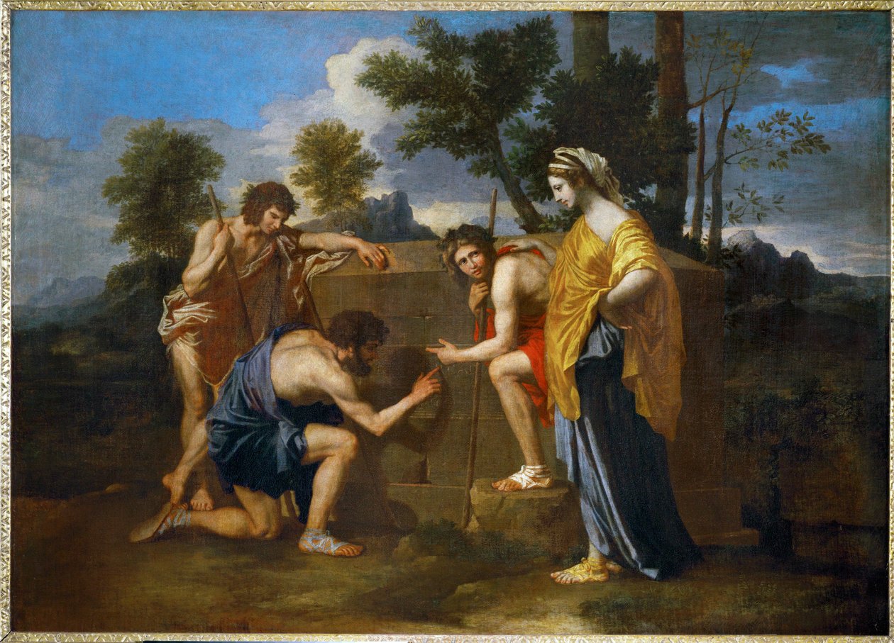 Arkadian paimenet ... tekijältä Nicolas (attr.to) Poussin