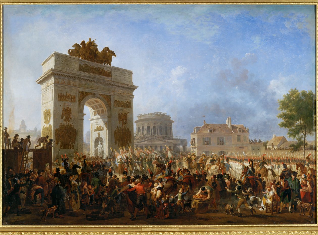 Entree de la Garde Imperiale a Paris, par la barriere de Pantin, le 15 novembre 1807 ... tekijältä Nicolas Antoine Taunay