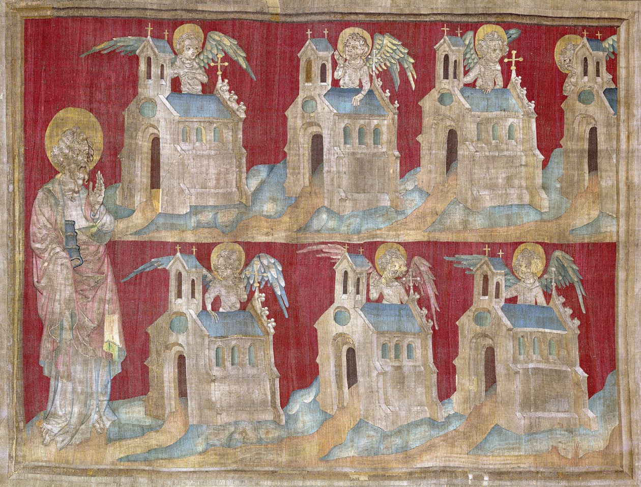 Apocalypse Tapestry tai "Apocalypse of Angers" tekijältä Nicolas Bataille