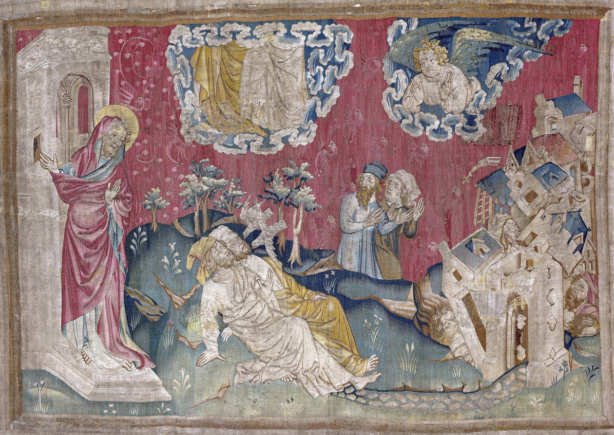 Apocalypse Tapestry tai "Apocalypse of Angers" tekijältä Nicolas Bataille