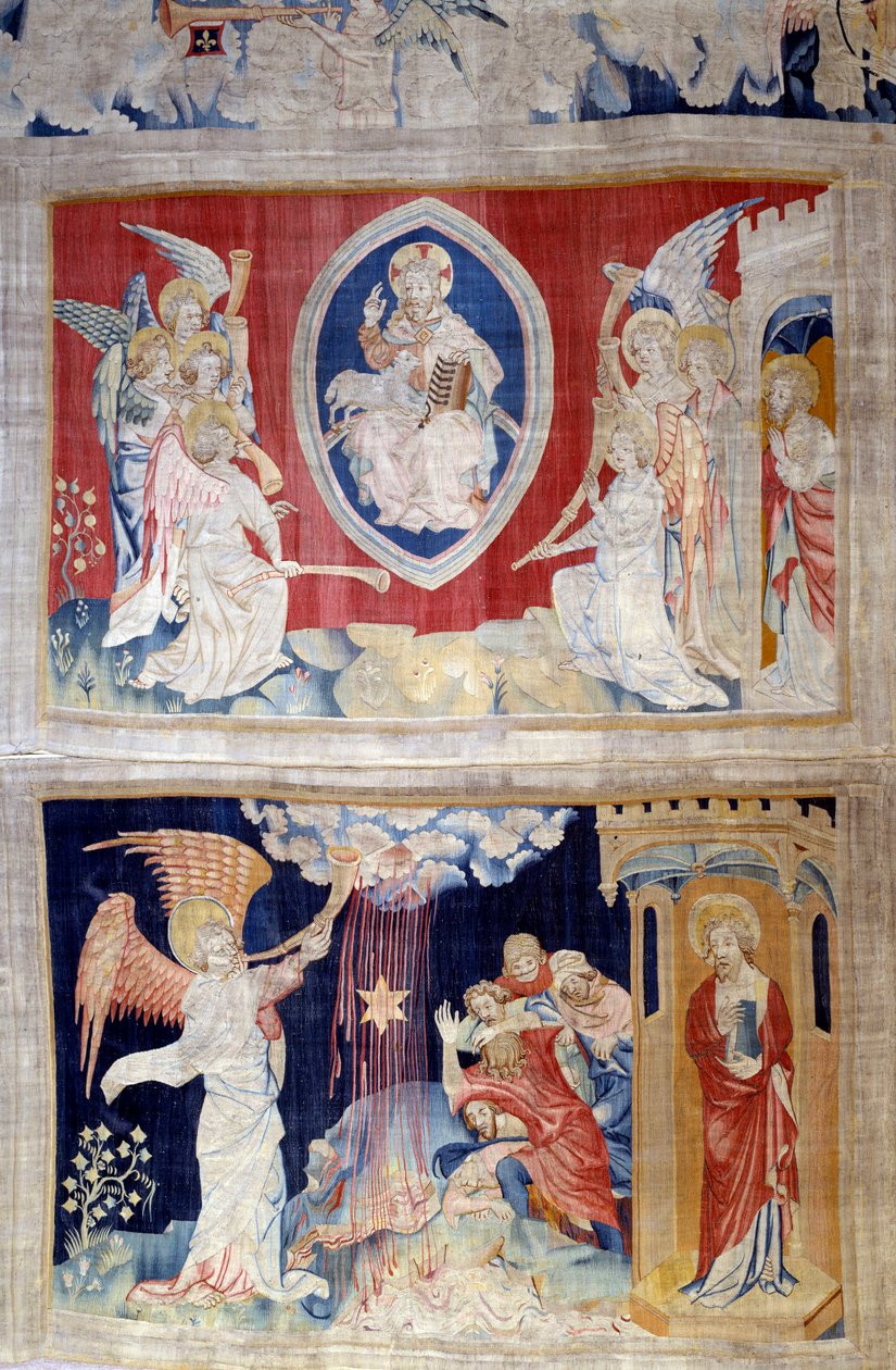 Ilmestyskirjan ripustus (1373-1383) tekijältä Nicolas Bataille
