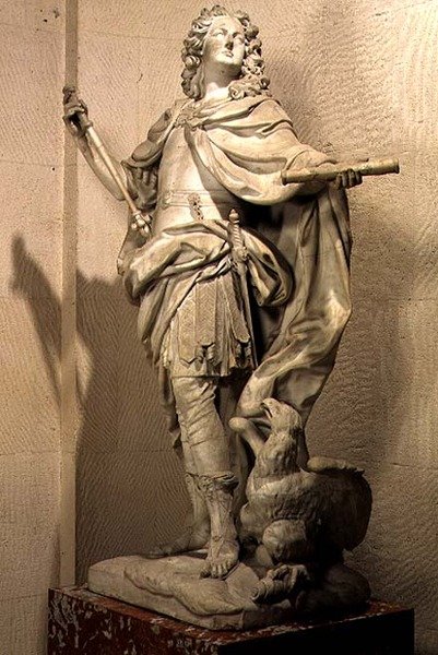 Ranskan Ludvig XV (1710-74) Jupiterina tekijältä Nicolas Coustou