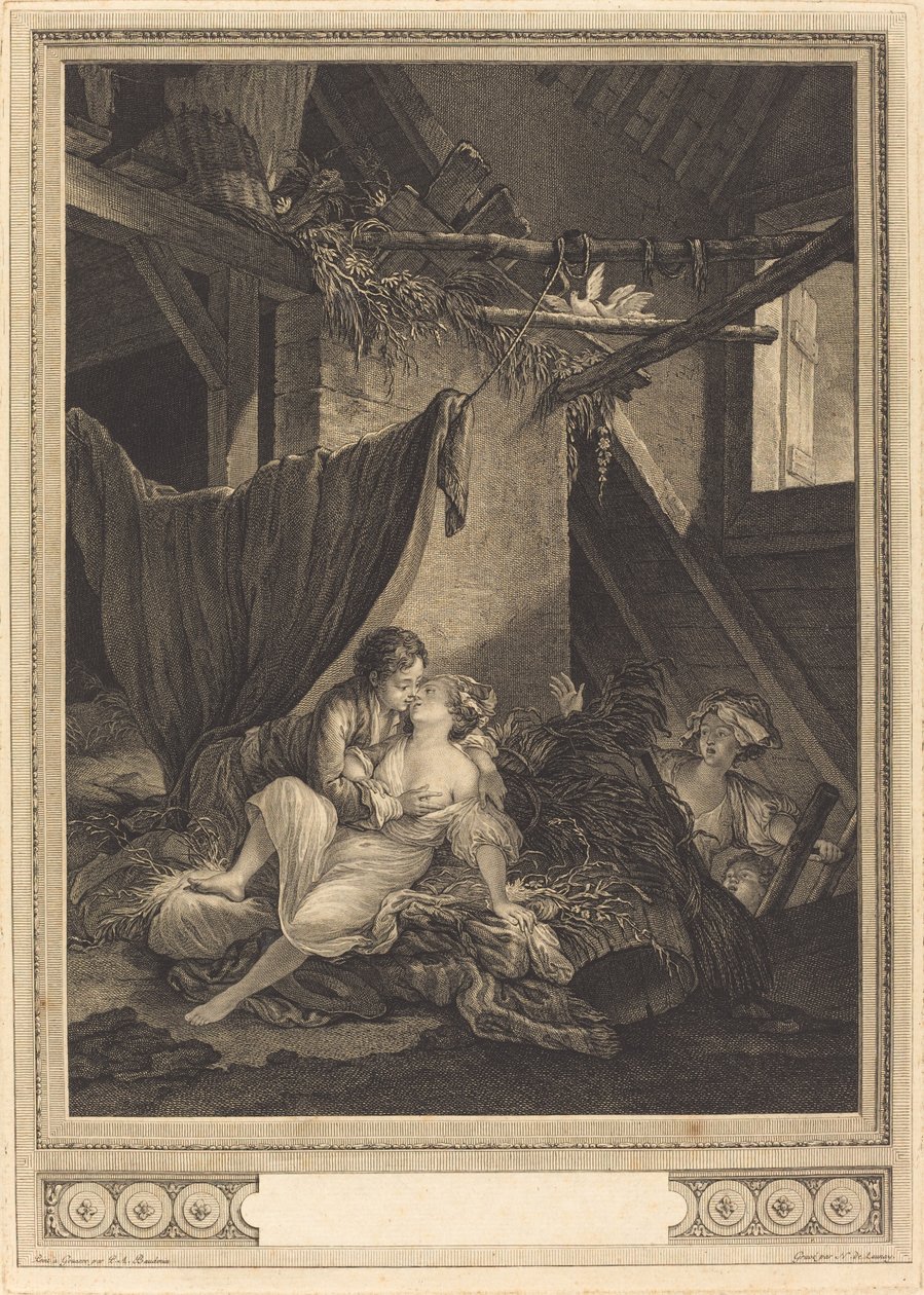 Myöhäinen hoito tekijältä Nicolas Delaunay after Pierre Antoine Baudouin