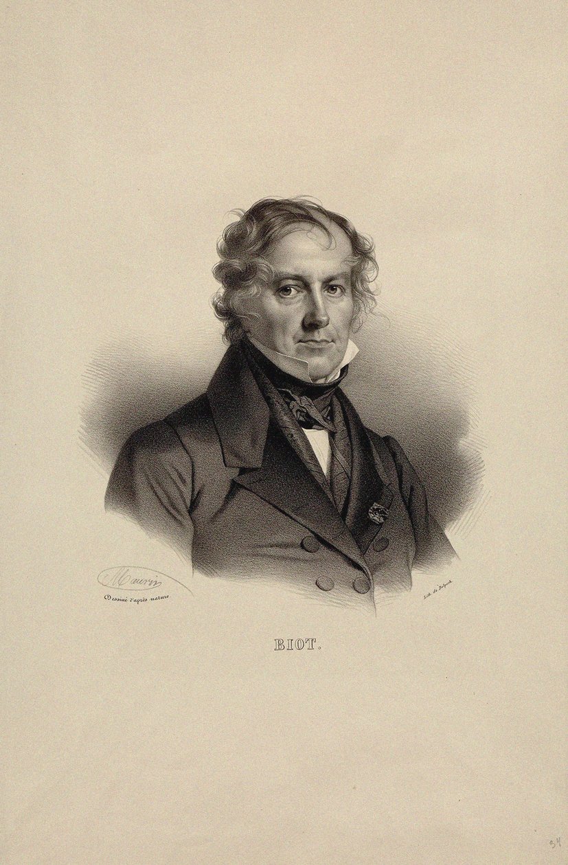 Jean Baptiste Biotin muotokuva 1774-1862. tekijältä Nicolas Eustache Maurin