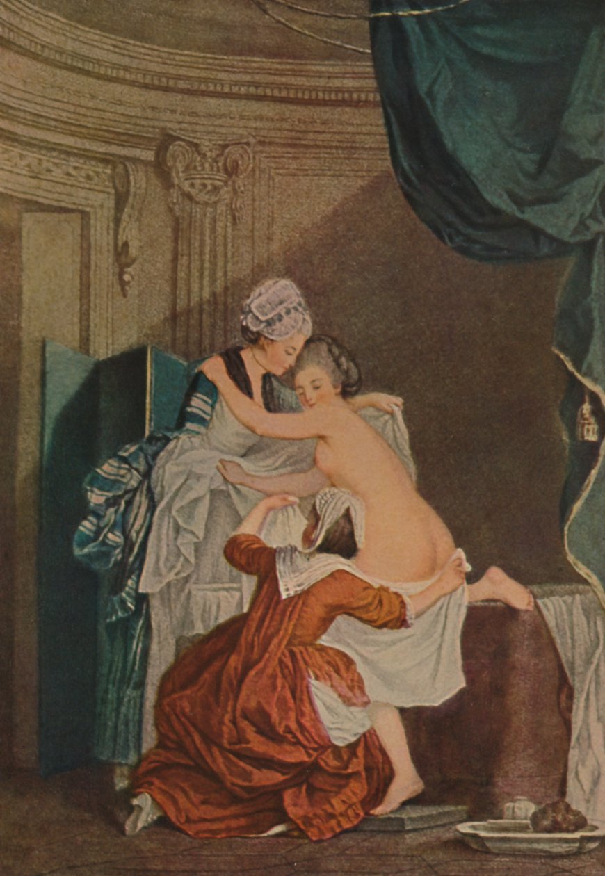Le Bain, The Bath, c1770-1810, 1913 tekijältä Nicolas Francois Regnault