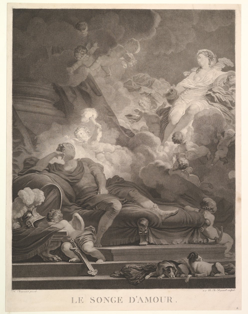 Rakkauden unelma.n.d. tekijältä Nicolas Francois Regnault