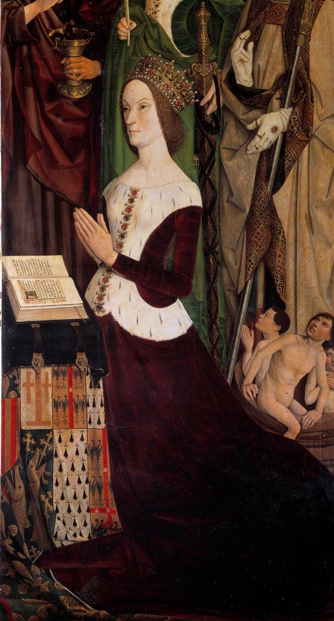 Jeanne of Lavalin muotokuva tekijältä Nicolas Froment