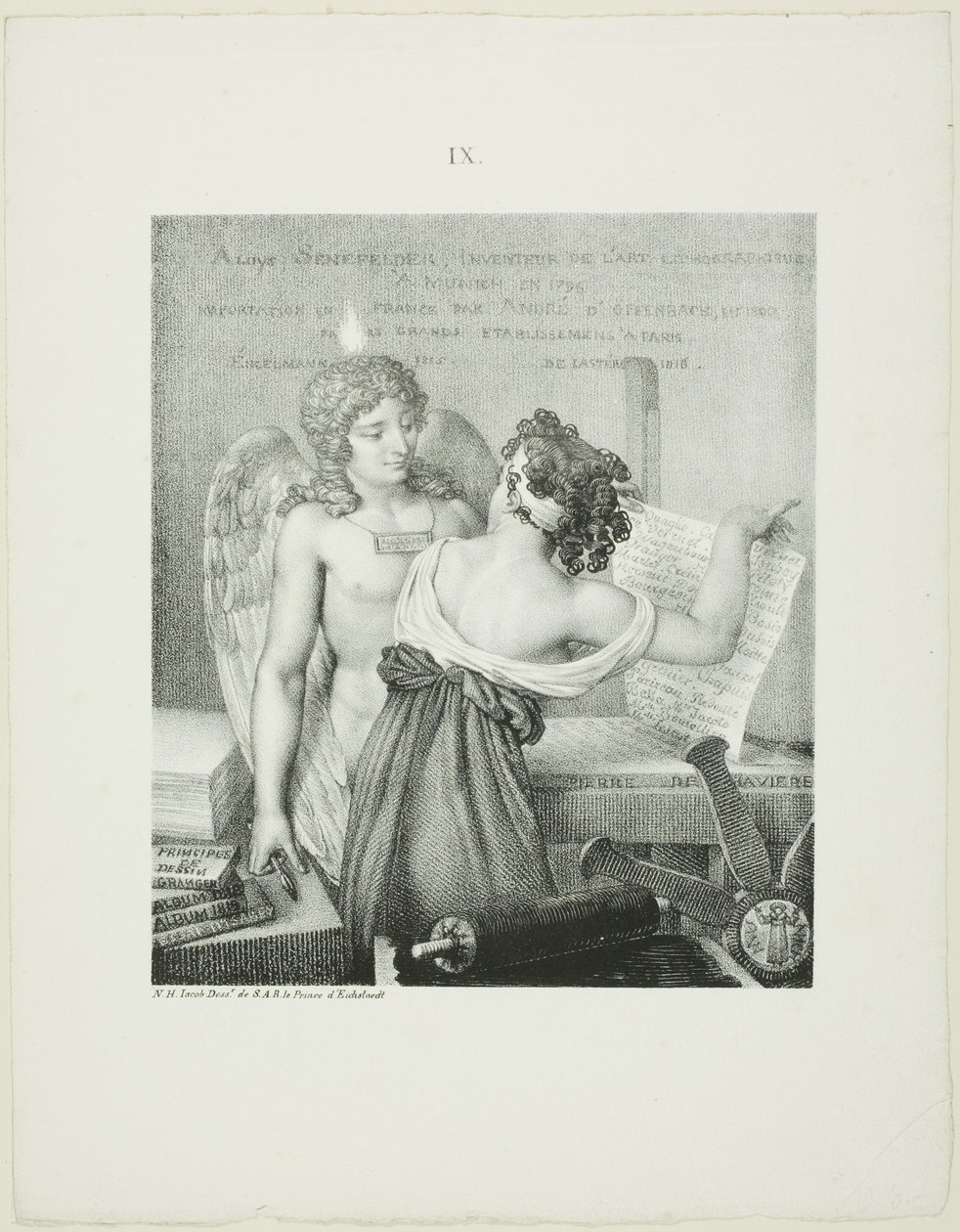 Litografian nero, Alois Senefelderin L
