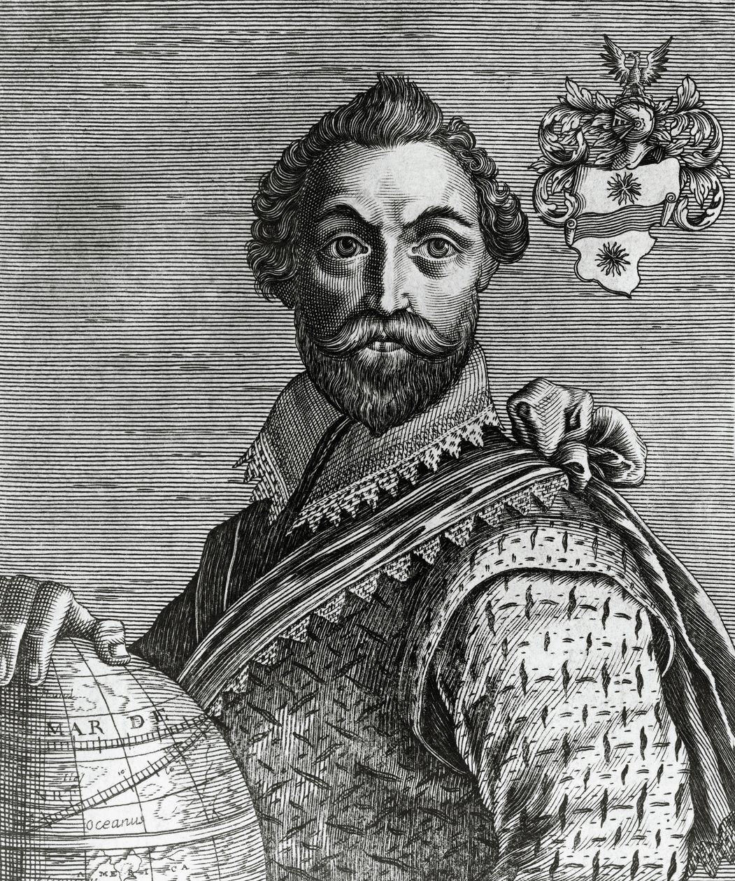 Francis Draken (1540-1596) muotokuva tekijältä Nicolas II de Larmessin