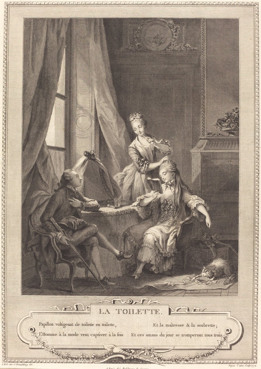 Vessa tekijältä Nicolas Joseph Voyez after Sigmund Freudenberger
