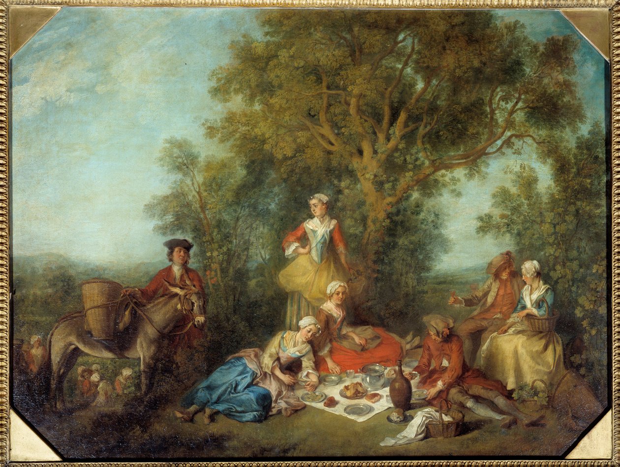 Syksy. Nicolas Lancretin (1690-1743) maalaus tekijältä Nicolas Lancret