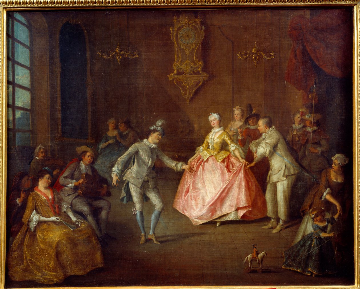 Ennen pukupalloa. Nicolas Lancretin (1690-1743) maalaus tekijältä Nicolas Lancret