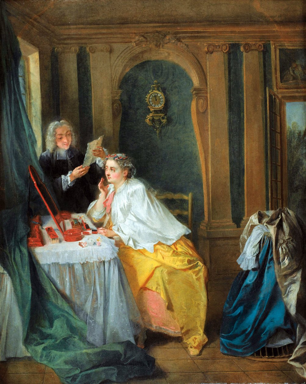 Madame Geoffrin (Marie Therese Rodet Geoffrin tekijältä Nicolas Lancret